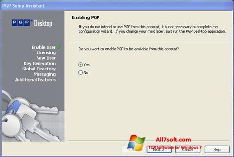 Screenshot PGP Desktop Windows 7