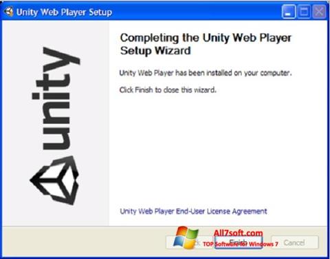 Screenshot Unity Web Player Windows 7