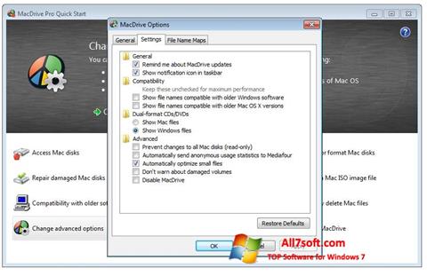 Screenshot MacDrive Windows 7