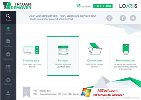 Screenshot Loaris Trojan Remover Windows 7
