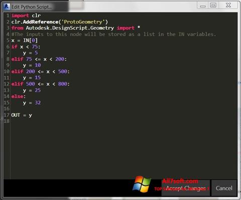 Screenshot Python Windows 7