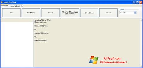 Screenshot SuperOneClick Windows 7