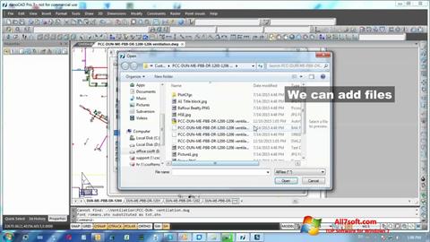 Screenshot nanoCAD Windows 7