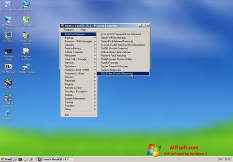 Screenshot Hirens Boot CD Windows 7