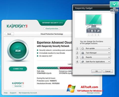 Screenshot Kaspersky Internet Security Windows 7