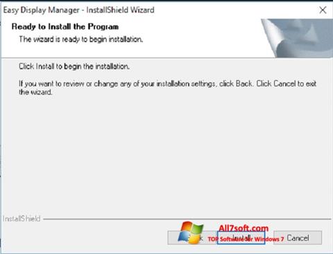 Screenshot Easy Display Manager Windows 7