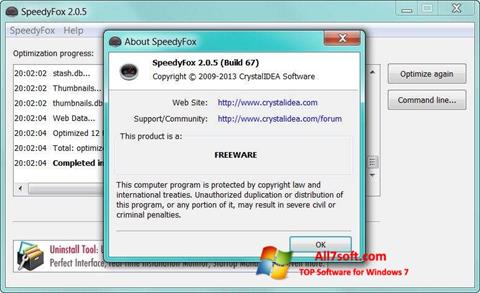 Screenshot SpeedyFox Windows 7