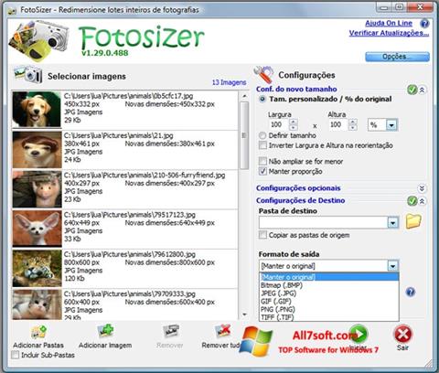 Screenshot Fotosizer Windows 7