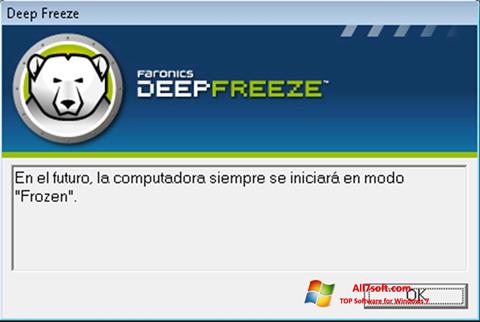 Screenshot Deep Freeze Windows 7