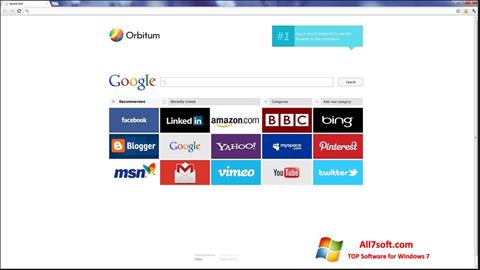 Screenshot Orbitum Windows 7