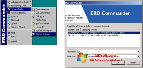 Screenshot ERD Commander Windows 7