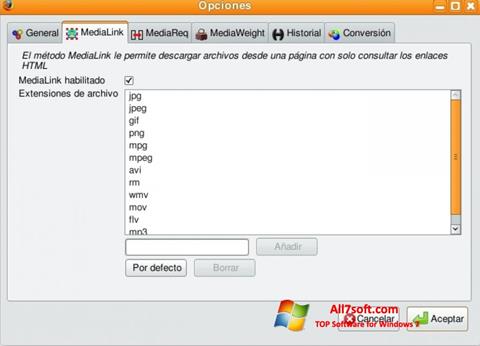 Screenshot Video DownloadHelper Windows 7