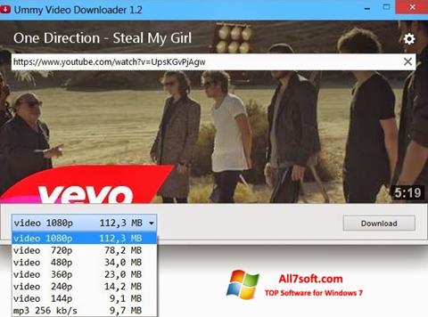 Screenshot Ummy Video Downloader Windows 7