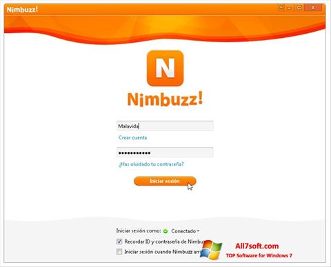 Screenshot Nimbuzz Windows 7