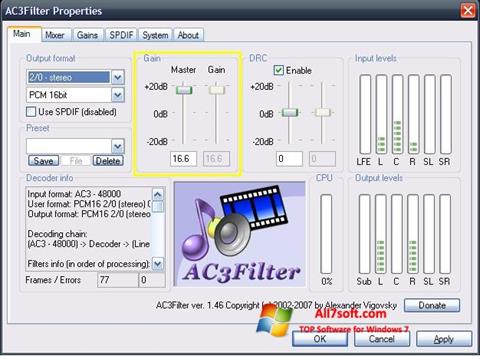 Screenshot AC3Filter Windows 7