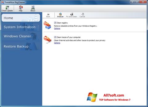 Screenshot TweakNow RegCleaner Windows 7