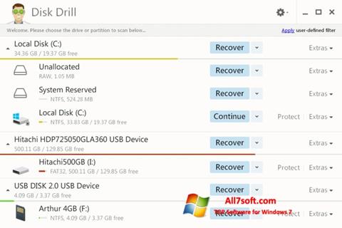 Screenshot Disk Drill Windows 7
