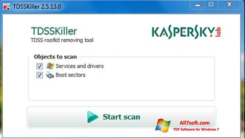 Screenshot Kaspersky TDSSKiller Windows 7